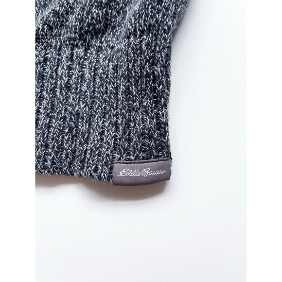 Men's Eddie Bauer Marled Gray Cotton Crewneck Sweater Size Medium - Picture 6 of 7